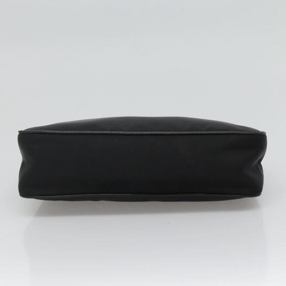 PRADA Shoulder Bag Nylon Black Silver - Picture 9 of 12